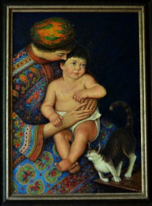 No. 18 Portrait Mother and Son-copyright